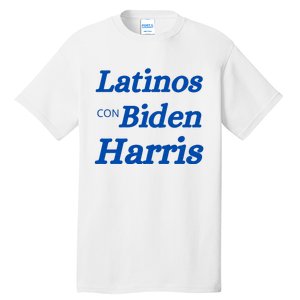 Latinos Con Biden Harris Tall T-Shirt