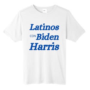 Latinos Con Biden Harris Tall Fusion ChromaSoft Performance T-Shirt