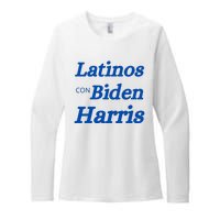 Latinos Con Biden Harris Womens CVC Long Sleeve Shirt