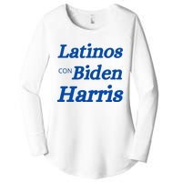 Latinos Con Biden Harris Women's Perfect Tri Tunic Long Sleeve Shirt