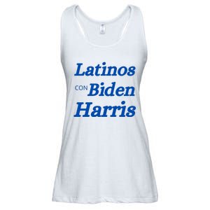 Latinos Con Biden Harris Ladies Essential Flowy Tank