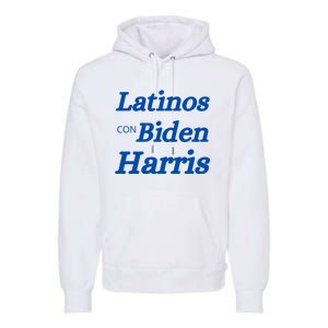 Latinos Con Biden Harris Premium Hoodie