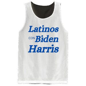 Latinos Con Biden Harris Mesh Reversible Basketball Jersey Tank