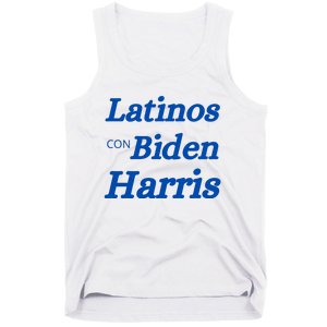 Latinos Con Biden Harris Tank Top