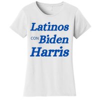 Latinos Con Biden Harris Women's T-Shirt