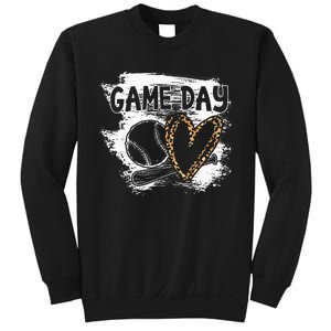 Leopard Cheetah Baseball Fan Baseball Player Sweatshirt