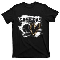 Leopard Cheetah Baseball Fan Baseball Player T-Shirt