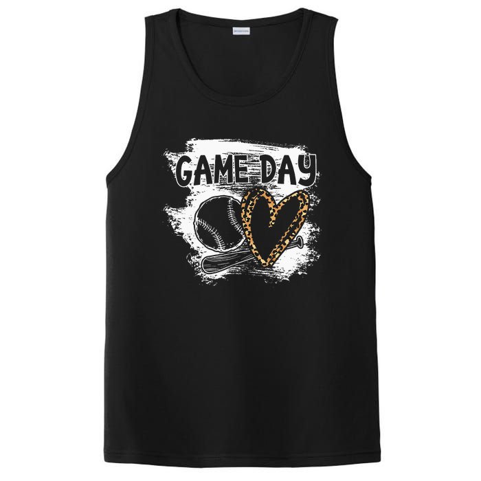 Leopard Cheetah Baseball Fan Baseball Player PosiCharge Competitor Tank