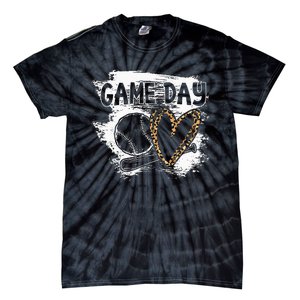 Leopard Cheetah Baseball Fan Baseball Player Tie-Dye T-Shirt