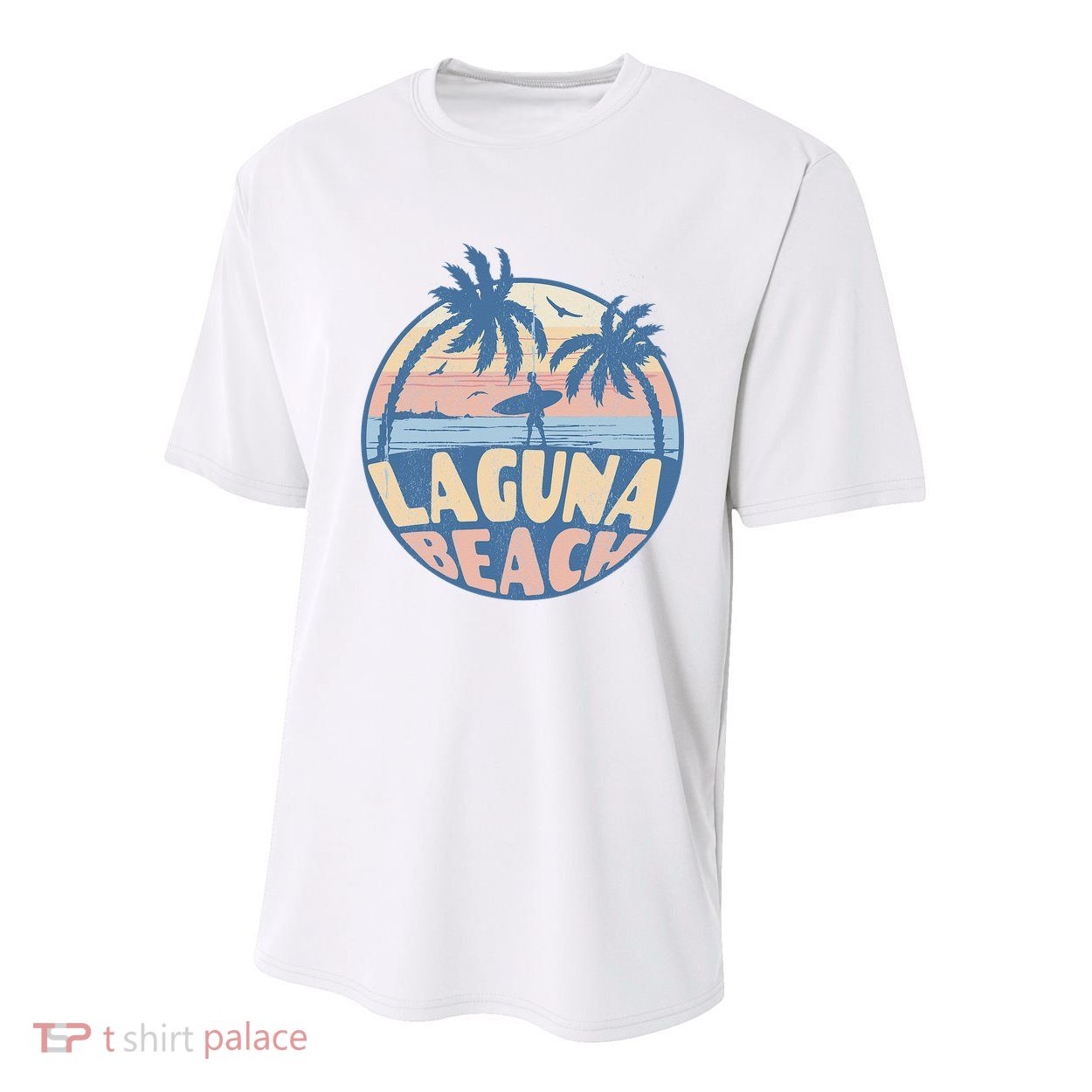 Laguna California Beach Surf Summer Vacation Vintage Youth Performance Sprint T-Shirt