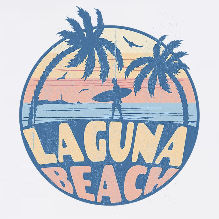 Laguna California Beach Surf Summer Vacation Vintage Tank Top