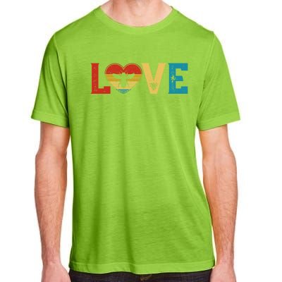 Love Cute Bee Lover Animals Heart Valentine's Day Cute Gift Adult ChromaSoft Performance T-Shirt