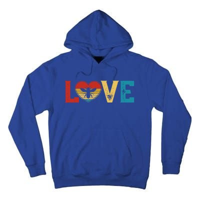 Love Cute Bee Lover Animals Heart Valentine's Day Cute Gift Tall Hoodie