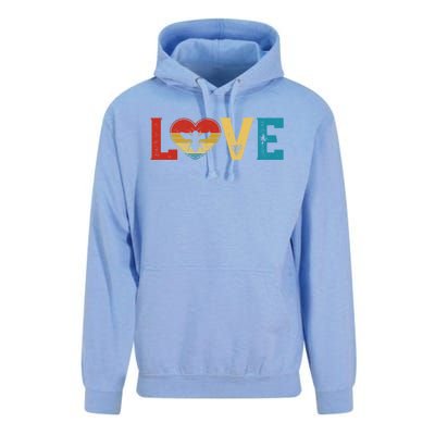 Love Cute Bee Lover Animals Heart Valentine's Day Cute Gift Unisex Surf Hoodie