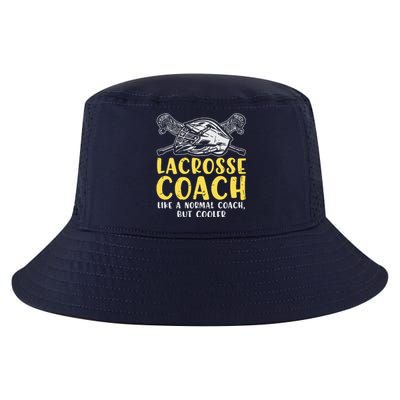 Lacrosse Coach Coaching Lacrosse Player Stick Quote Cool Comfort Performance Bucket Hat