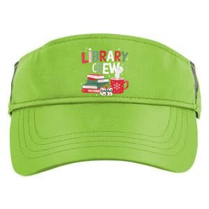 Library Crew Christmas Tree Funny Book Lovers Librarian Xmas Adult Drive Performance Visor