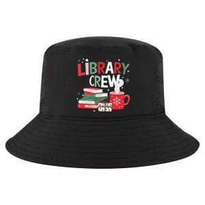 Library Crew Christmas Tree Funny Book Lovers Librarian Xmas Cool Comfort Performance Bucket Hat