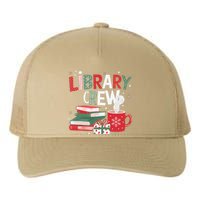 Library Crew Christmas Tree Funny Book Lovers Librarian Xmas Yupoong Adult 5-Panel Trucker Hat