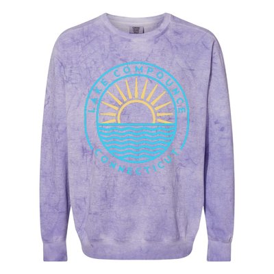 Lake Compounce Connecticut Outdoors Vintage Colorblast Crewneck Sweatshirt