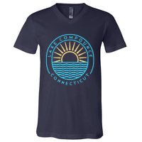 Lake Compounce Connecticut Outdoors Vintage V-Neck T-Shirt