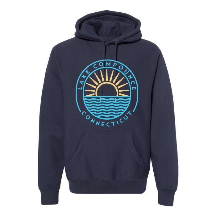 Lake Compounce Connecticut Outdoors Vintage Premium Hoodie