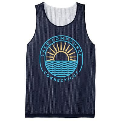 Lake Compounce Connecticut Outdoors Vintage Mesh Reversible Basketball Jersey Tank