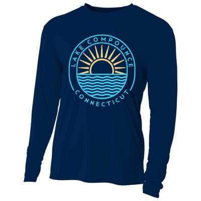 Lake Compounce Connecticut Outdoors Vintage Cooling Performance Long Sleeve Crew