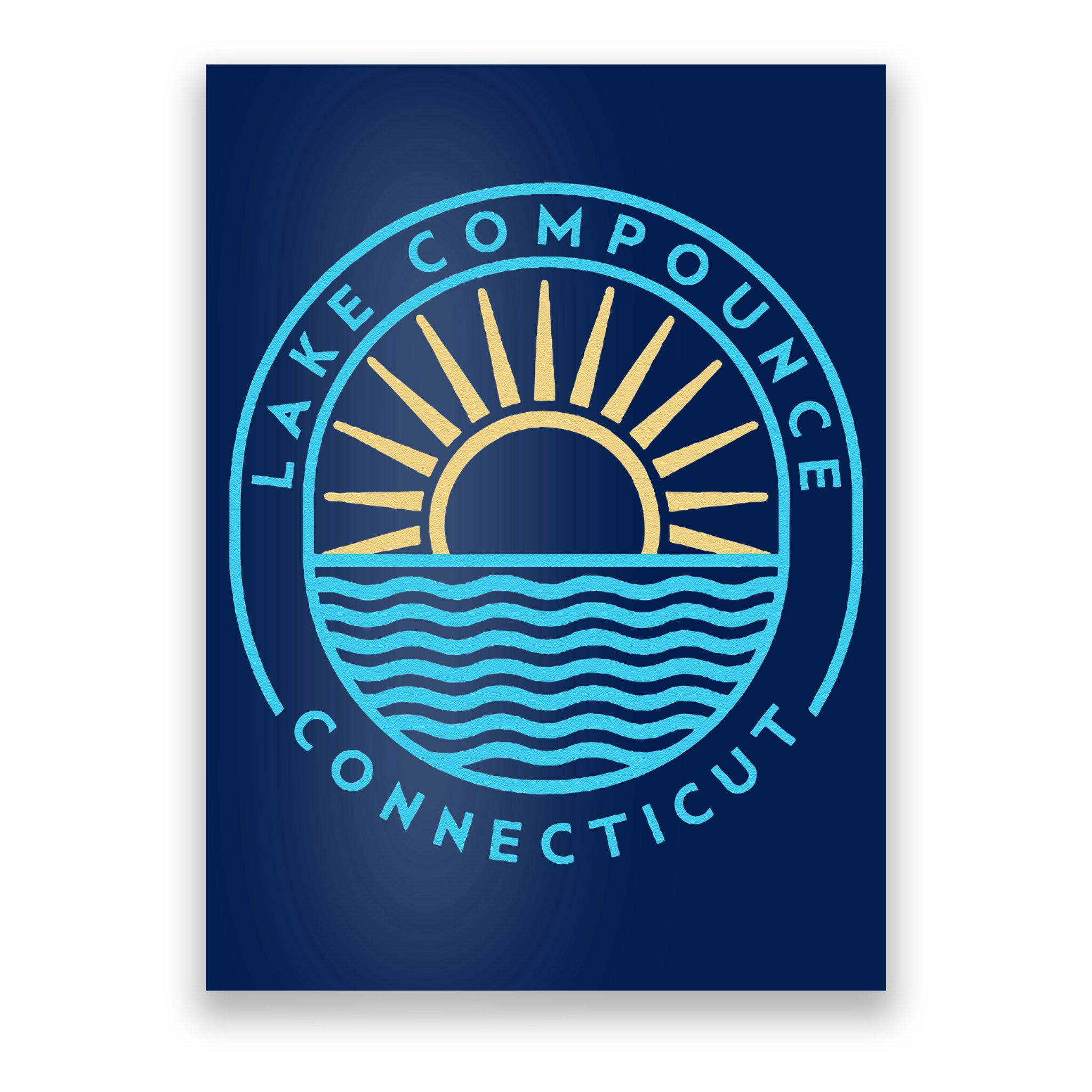 Lake Compounce Connecticut Outdoors Vintage Poster