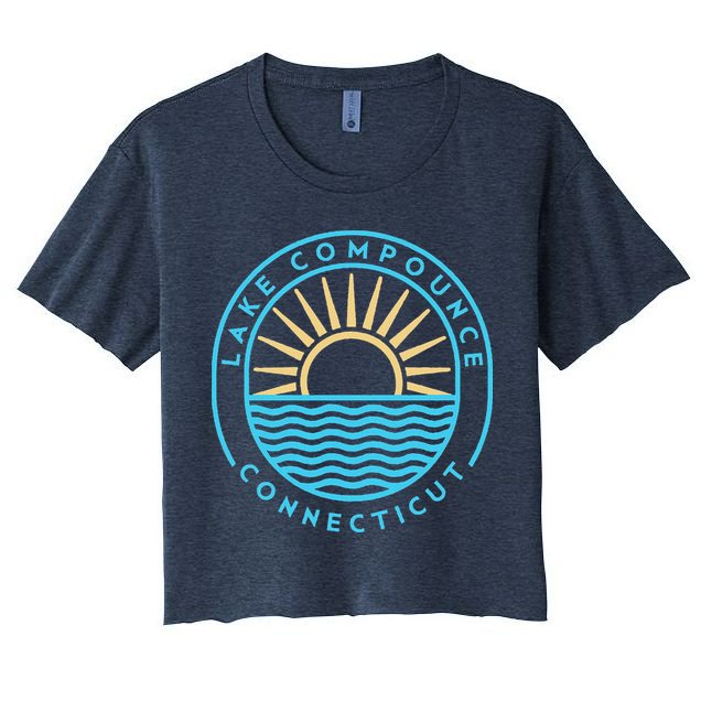 Lake Compounce Connecticut Outdoors Vintage Crop Top