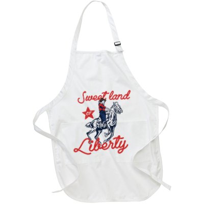 Liberty City Cowboy 4th Of July Sweet Land Liberty Cowboy Apron
