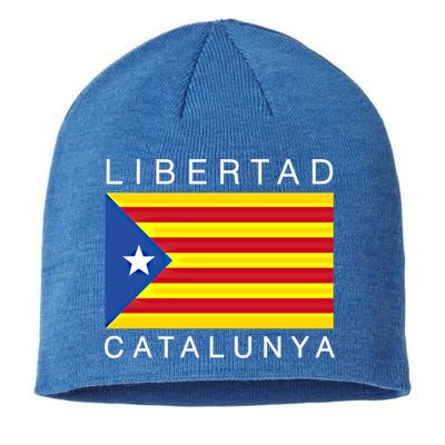Libertad Catalunya Catalan Catalonia Independence Espana Gift Sustainable Beanie