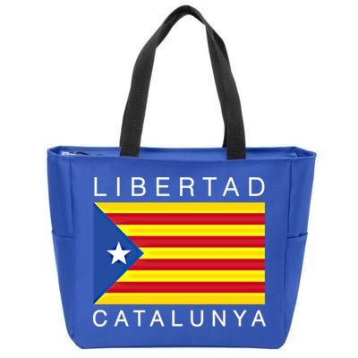 Libertad Catalunya Catalan Catalonia Independence Espana Gift Zip Tote Bag