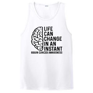 Life Can Change In An Instant Brain Cancer Awareness PosiCharge Competitor Tank