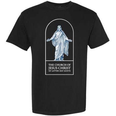 LDS Church Church Of Jesus Christ Logo Mormons Garment-Dyed Heavyweight T-Shirt