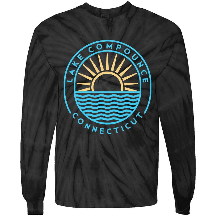 Lake Compounce Connecticut Outdoors Tie-Dye Long Sleeve Shirt