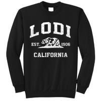 Lodi California CA Vintage State Athletic Style Sweatshirt