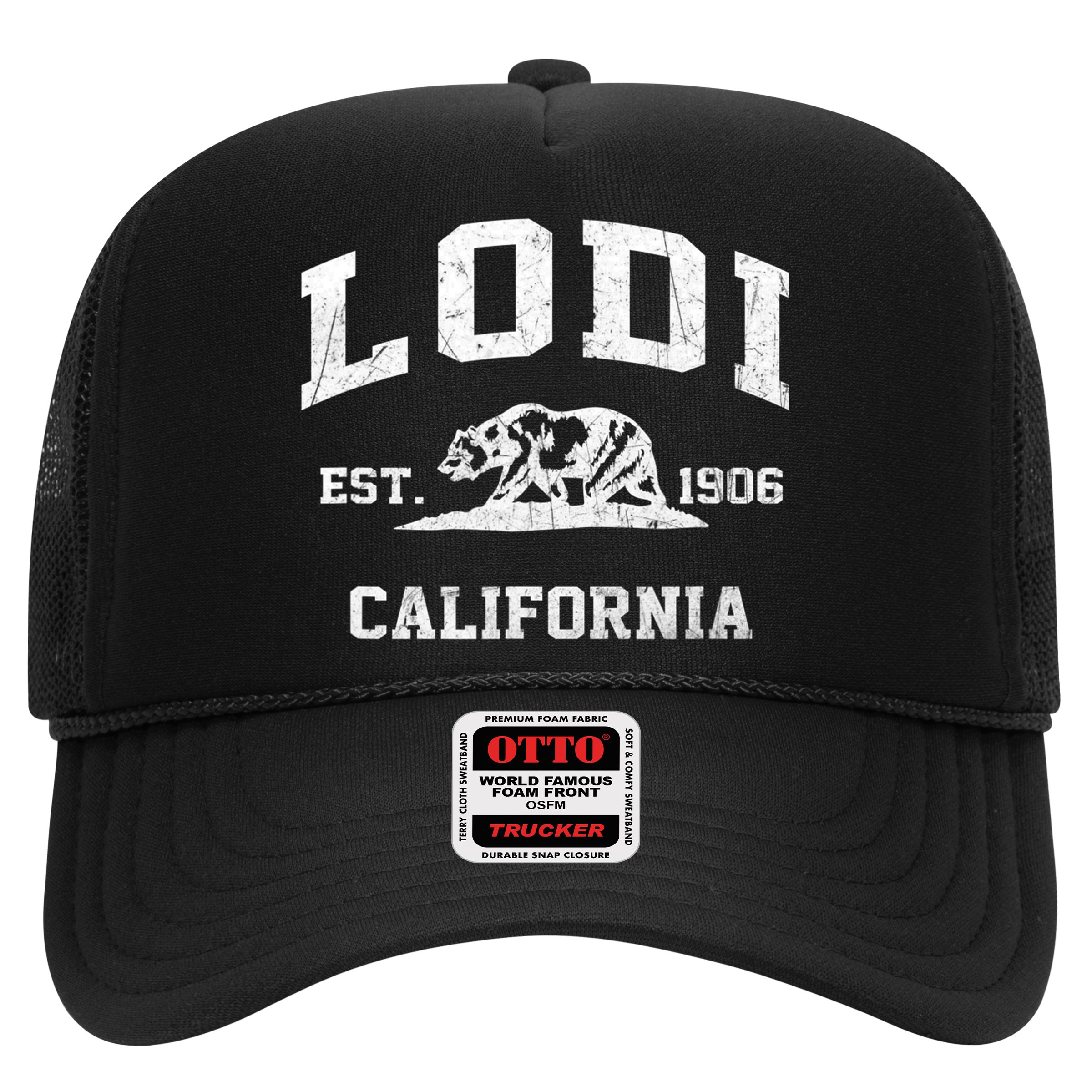 Lodi California CA vintage state Athletic style Hat
