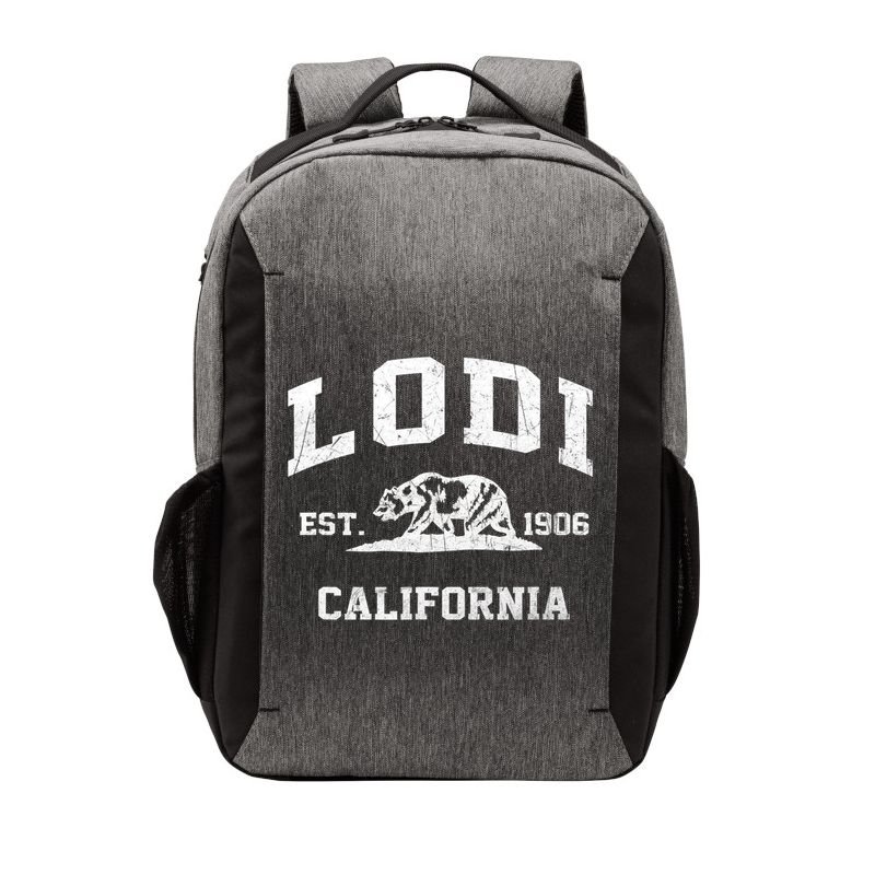 Lodi California CA vintage state Athletic style Vector Backpack