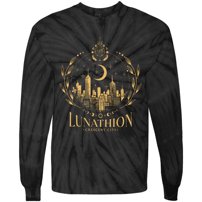 Lunathion Crescent City Tie-Dye Long Sleeve Shirt