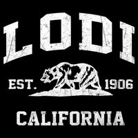 Lodi California CA Vintage State Athletic Style Bucket Hat