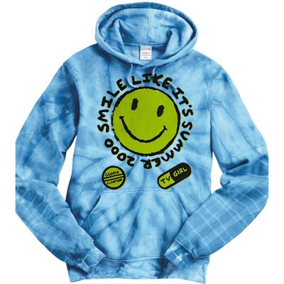 L Color Changing Smile Like It’S Summer 2000 Tie Dye Hoodie