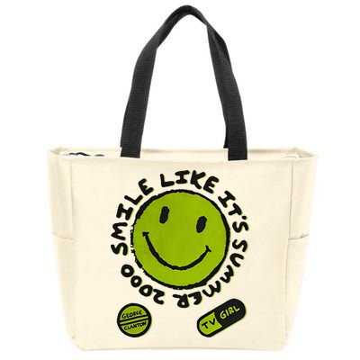 L Color Changing Smile Like It’S Summer 2000 Zip Tote Bag