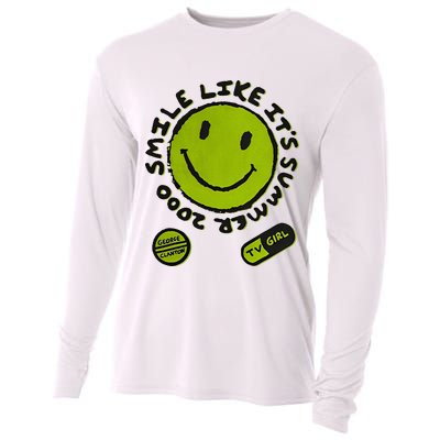 L Color Changing Smile Like It’S Summer 2000 Cooling Performance Long Sleeve Crew