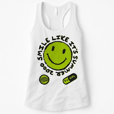 L Color Changing Smile Like It’S Summer 2000 Womens Tank Top