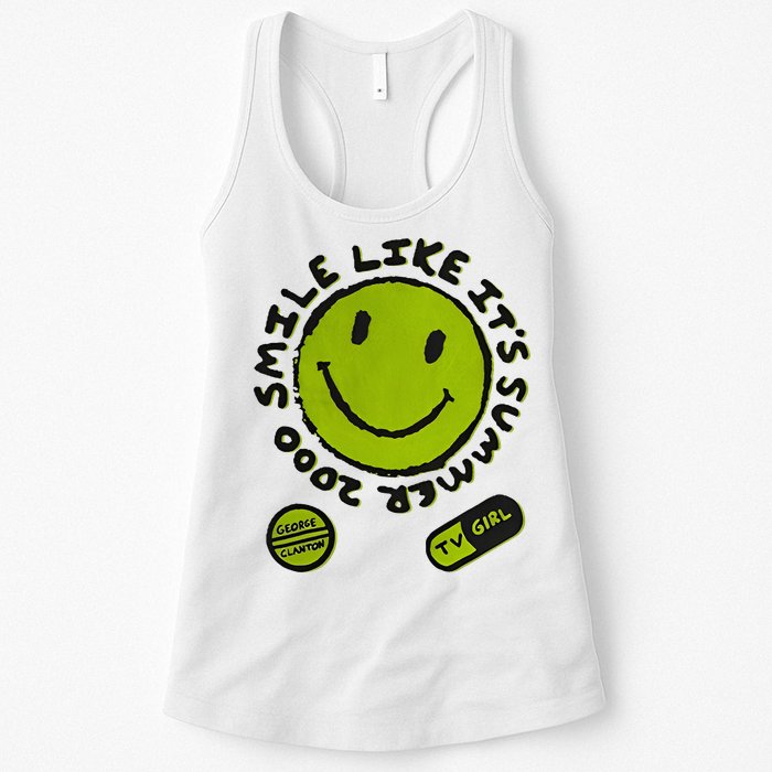 L Color Changing Smile Like It’S Summer 2000 Womens Tank Top