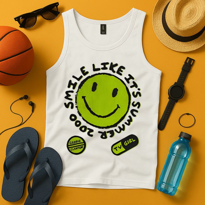 L Color Changing Smile Like It’S Summer 2000 Tank Top