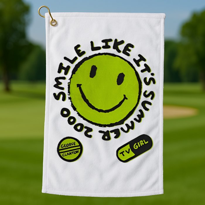 L Color Changing Smile Like It’S Summer 2000 Golf Towel
