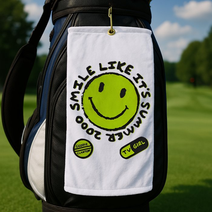 L Color Changing Smile Like It’S Summer 2000 Golf Towel