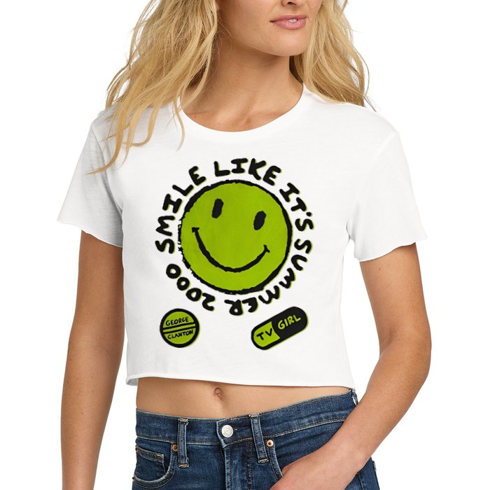 L Color Changing Smile Like It’S Summer 2000 Crop Top