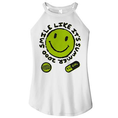 L Color Changing Smile Like It’S Summer 2000 Women's Perfect Tri Rocker Tank